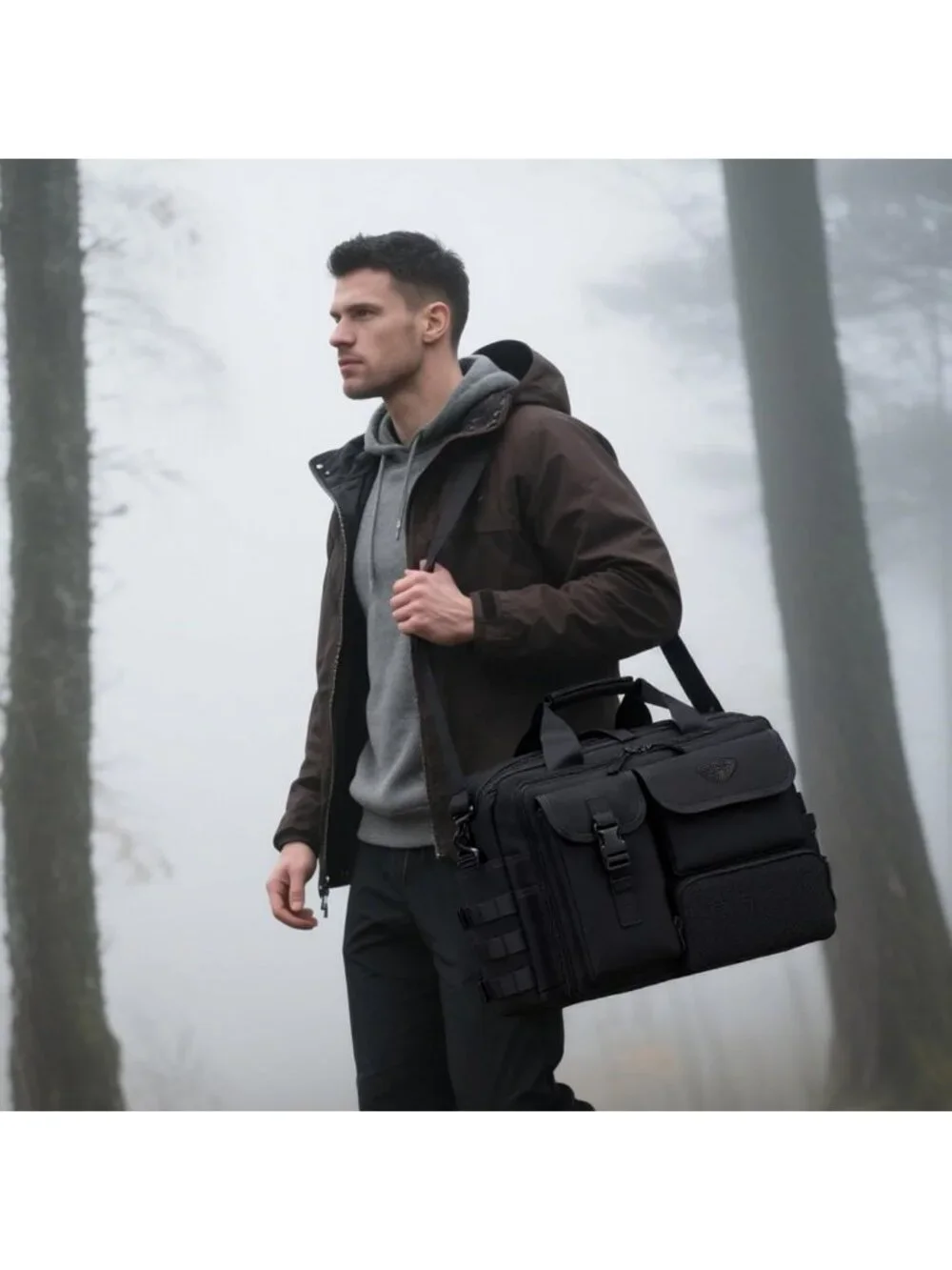 Versatile Tactical Messenger Bag | Military Briefcase for Laptops 14